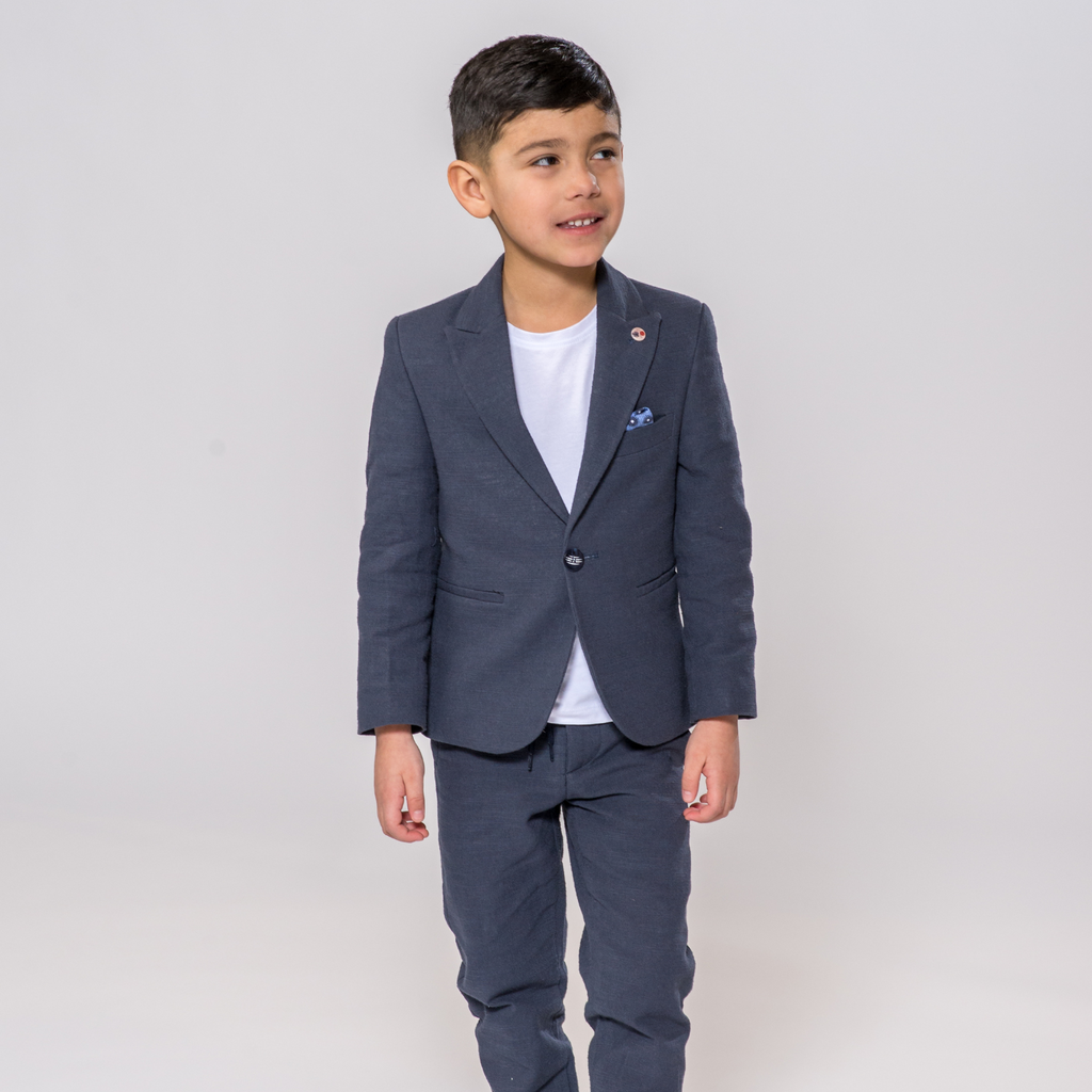 Linen Leo Boys Suit