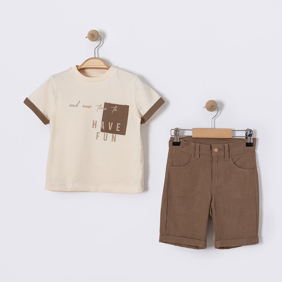 Trendy Tyler Boys Shorts Set